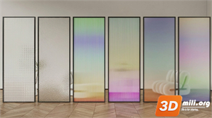 Folding screen Skp Files 